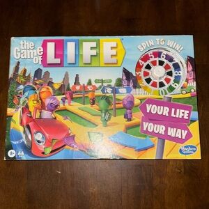 The Game of Life / for kids 8+  / like new was open but not used